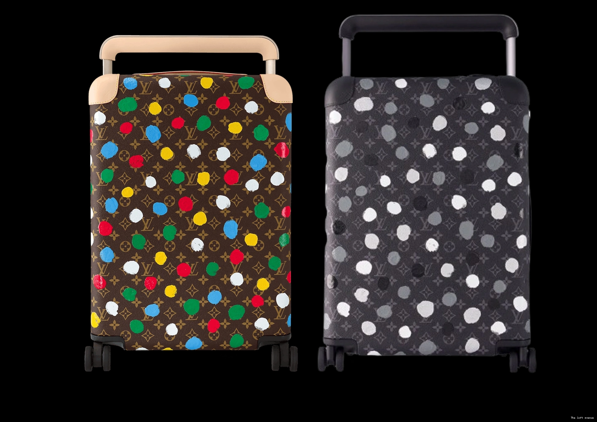 YAYOI CABIN 55 HORIZON 37L POLKADOT SUITCASE CUSTOM 0819